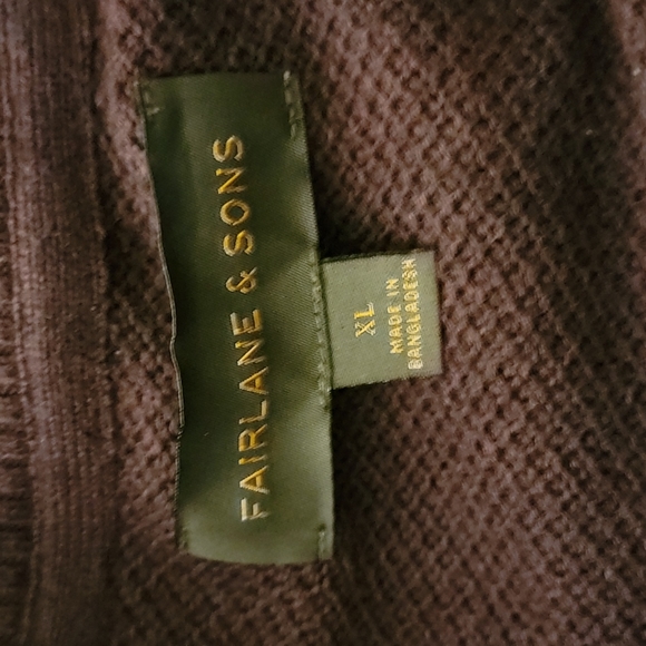 Fairlane & Sons 1/4 Zip Sweater - Picture 3 of 3